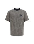 Balmain Logo Geometric Cotton T-Shirt
