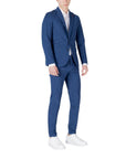 Mulish Striped Cefalonia ABS990 Blazer & Pants 2-Piece Suit - Blue - Made In Italy