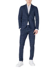 Mulish Galapagos ABS-992 Blazer & Pants 2-Piece Suit - Blue - Made In Italy