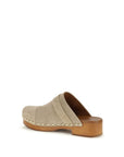 Chloé Calfskin Leather Le Jeannette Clog Mules - Cool Beige