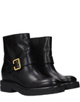 Chloé Black Leather Ankle Boots