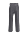 Prada Gray/Grey Wool Suit Pants