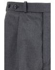 Prada Gray/Grey Wool Suit Pants