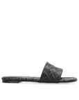 Bottega Veneta Black Quilted Leather Flat Sandals