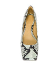 Bottega Veneta Leather Embossed Python Pumps