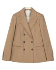 Brunello Cucinelli Warm Beige Wool Coat