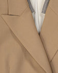 Brunello Cucinelli Warm Beige Wool Coat