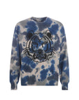 Kenzo Tiger Head Tie-Dye Sweatshirt