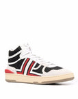 Lanvin Leather Hi Top Sneakers