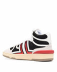 Lanvin Leather Hi Top Sneakers
