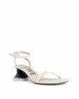 Loewe Petal Make-Up Brush Kitten Heel Sandals - White