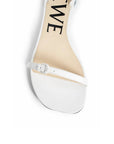 Loewe Petal Make-Up Brush Kitten Heel Sandals - White