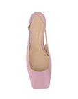 Gianvito Rossi Leather Slingback Ballet Flats - Pink