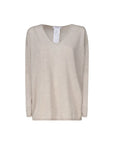Max Mara V-Neck Cashmere Sweater - Cool Beige