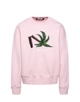 Palm Angels Logo & Graphic Sweatshirt - Pink