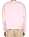 Palm Angels Logo & Graphic Sweatshirt - Pink