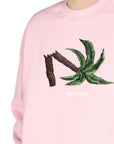 Palm Angels Logo & Graphic Sweatshirt - Pink