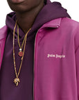 Palm Angels Track Jacket - Bright Purple - Made In Italy