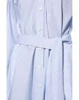 Stella McCartney Cotton Mini Dress - Cerulean Blue