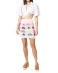 Stella McCartney Abstract Graphic Mini Skirt