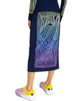 Stella McCartney Logo Graphic Midi Skirt