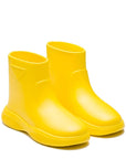 Prada Limoncello Yellow Rubber Rain Boots