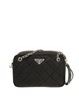 Prada Black Quilted Nylon Crossbody Bag