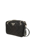 Prada Black Quilted Nylon Crossbody Bag