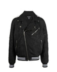 Balmain Black Varsity Bomber