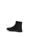 The Row Leather Ankle Boots - Black