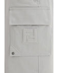 Fendi Tailored Cargo Pants - Light Gray/Grey