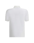Brunello Cucinelli White Cotton Polo Shirt