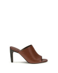 Brunello Cucinelli Brown Leather Sandal Mules