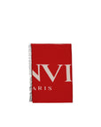 Lanvin Red & White Silk Scarf