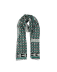 Lanvin Logo Geometric Wool Scarf