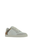 Burberry Checkered Leather Low Top Sneakers