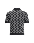 Gucci GG Black Wool Top