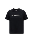 Burberry Logo Black Cotton T-Shirt