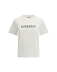 Burberry Logo White Cotton T-Shirt