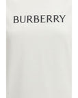 Burberry Logo White Cotton T-Shirt