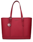Michael Kors Jet Set Travel Large Saffiano Tote Bag - Red