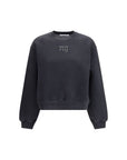 Alexander Wang Black Oversize Sweatshirt