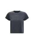 Alexander Wang Vintage Black Cropped Cotton T-Shirt