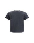 Alexander Wang Vintage Black Cropped Cotton T-Shirt