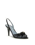 Valentino Garavani Royal Slingback Heel Sandals - Black