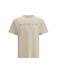 Alexander McQueen Cream/Beige Cotton T-Shirt