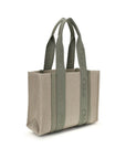 Chloé Woody Linen Shoulder Tote Bag