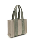 Chloé Woody Linen Shoulder Tote Bag