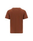 Brunello Cucinelli Rust Cotton T-Shirt