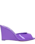 Christian Louboutin Me Dolly Zeppa Wedge Mule Sandals - Violet